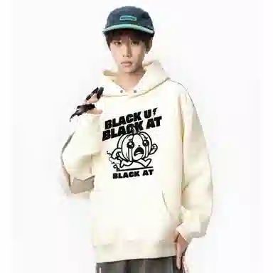 BLACK AT LOGO