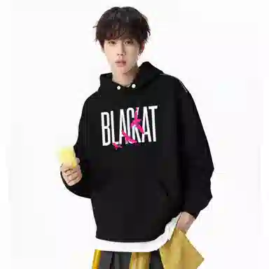 BLACK AT LOGO