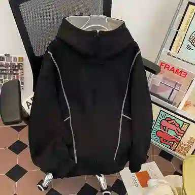 BLACK AT LOGO