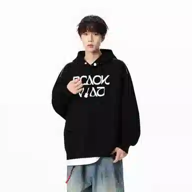 BLACK AT LOGO