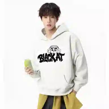 BLACK AT LOGO