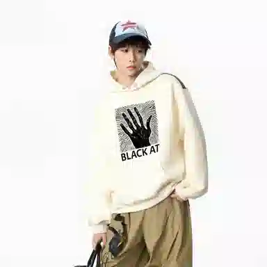 BLACK AT LOGO