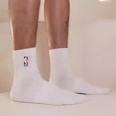 NBA Socks White