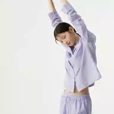 桑罗 新品桑蚕丝丝棉睡衣套装柔软透气亲肤自在秋冬可外穿 家居套装 女款