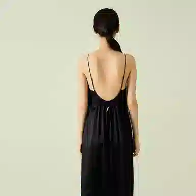 桑罗 无袖吊带细肩带抹胸收腰显瘦睡裙 女款