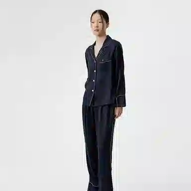 桑罗 精致高级真丝轻盈贴肤舒适休闲睡衣套装 女款 礼盒装