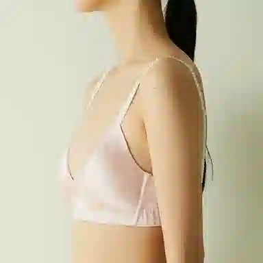 桑罗 无钢圈简约光面透气聚拢文胸 女款