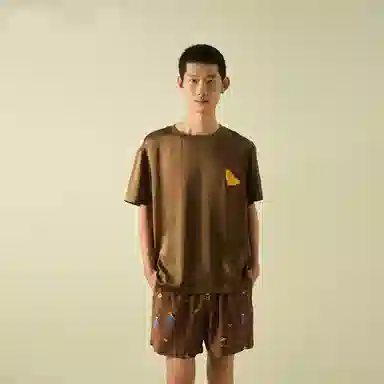 桑罗 无性别桑蚕丝可外穿情侣家居服睡衣上装 男女同款