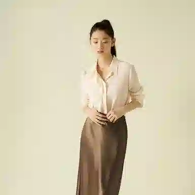 桑罗 防晒衬衣优雅女装上衣长袖衬衫 女款