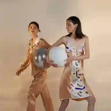 桑罗 亲肤凉感透气无袖吊带睡裙 女款 栗壳棕