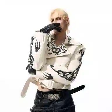 START EXCEED END Short Leather Jacket