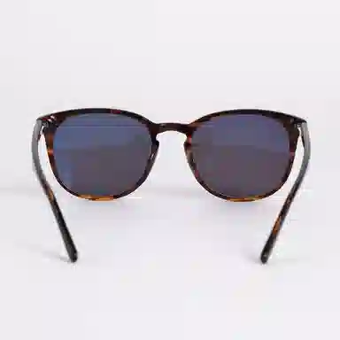 青雉作 日式经典 中性方框复古墨镜 偏光镜片防紫外线 开车驾驶镜 宽脸不夹脸 方形 太阳眼镜 男女同款情侣款 玳瑁色 千岁绿