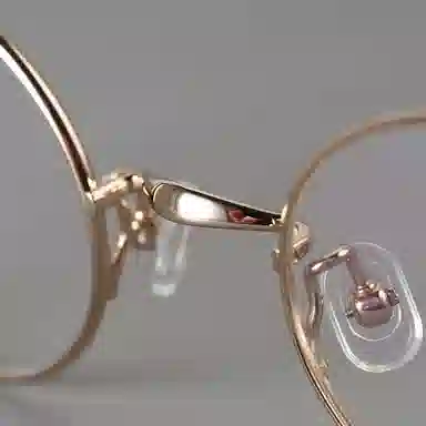 【可配度数】 青雉作 日系金丝边小圆框复古眼镜精致高级感高度近视镜框轻量化小瞳距福音 β钛板材 椭圆形 光学镜架 女款 黑色 金色 银色