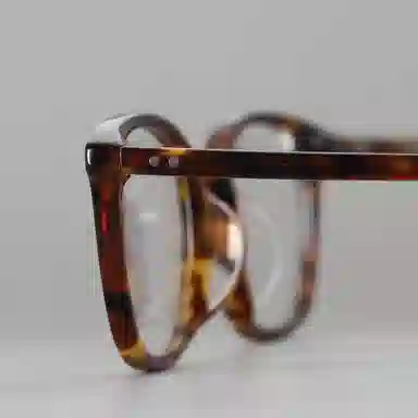 【可配度数】 青雉作 日式通勤矮方框眼镜高度近视镜框 大脸窄框弹簧铰链不夹头轻量化 板材 长方形 光学镜架 男女同款情侣款 玳瑁色 黑色