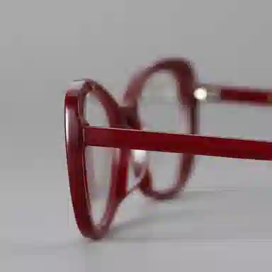 【可配度数】 青雉作 小香风复古法式猫眼眼镜百搭素颜镜近视镜框遮脸大框大脸显脸小 意大利板材 蝶形 光学镜架 女款 玳瑁色 酒红色 黑色