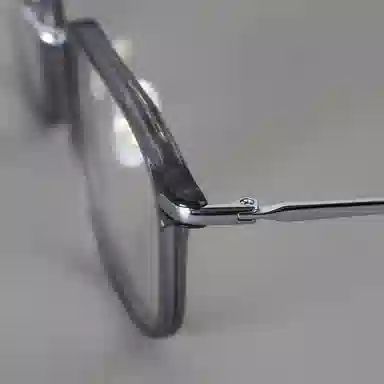 【可配度数】 青雉作 日杂封面款中金高定贝母鼻托镜框小众精致六边形超轻量化近视眼镜 β钛板材 方形 光学镜架 女款 玳瑁色日本灰黑色