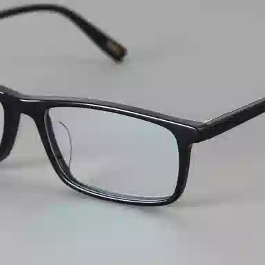 【可配度数】 青雉作 贵替版简约经典通勤款 矮方框眼镜窄框高度近视镜框宽脸大脸 板材 长方形 光学镜架 男女同款情侣款 深玳瑁色 黑色