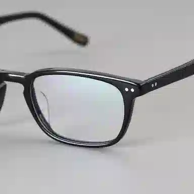 青雉作 日式中性稳重通勤矮框 板材镜架 长方形 光学眼镜 男女同款情侣款