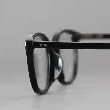 【可配度数】 青雉作 日式通勤矮方框眼镜高度近视镜框 大脸窄框弹簧铰链不夹头轻量化 板材 长方形 光学镜架 男女同款情侣款 玳瑁色 黑色