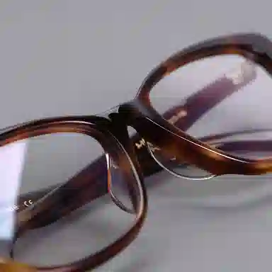 青雉作 高颧骨显脸小复古倒梯形 酷酸板材 猫眼 光学镜架 女款 玳瑁色 黑色