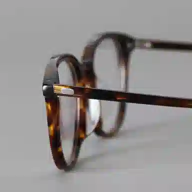 【可配度数】 青雉作 高定版日潮经典细边方框手工眼镜 日式简约大框轻量化近视镜框宽脸大脸 板材 方形 光学镜架 男女同款情侣款 玳瑁色