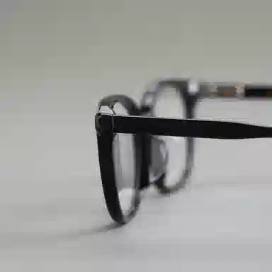 【可配度数】 青雉作 通勤 复古小方框职场精英轻盈窄框超轻量化弹簧腿不夹脸 板材镜架板材 长方形 光学镜架 男女同款情侣款 玳瑁色 黑色