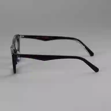 【可配度数】 青雉作 惠灵顿学院风粗框复古眼镜 高街时尚倒梯形猫眼近视镜框 意大利板材 方形 光学镜架 男女同款情侣款 三色堇紫色 黑色