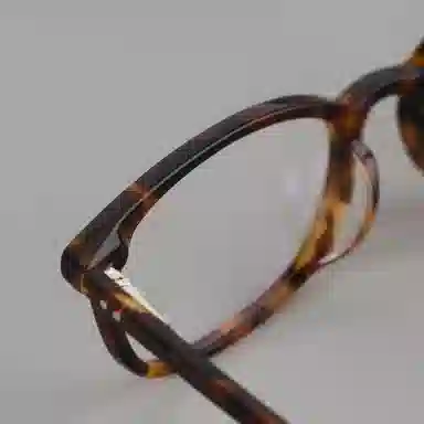 【可配度数】 青雉作 日式通勤矮方框眼镜高度近视镜框 大脸窄框弹簧铰链不夹头轻量化 板材 长方形 光学镜架 男女同款情侣款 玳瑁色 黑色