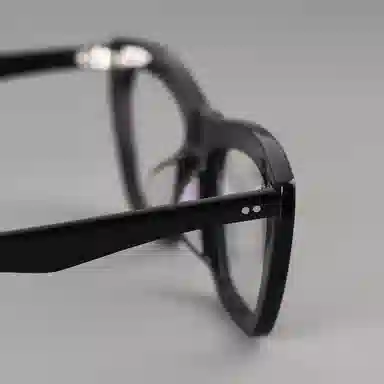 【可配度数】 青雉作 惠灵顿学院风粗框复古眼镜 高街时尚倒梯形猫眼近视镜框 意大利板材 方形 光学镜架 男女同款情侣款 三色堇紫色 黑色