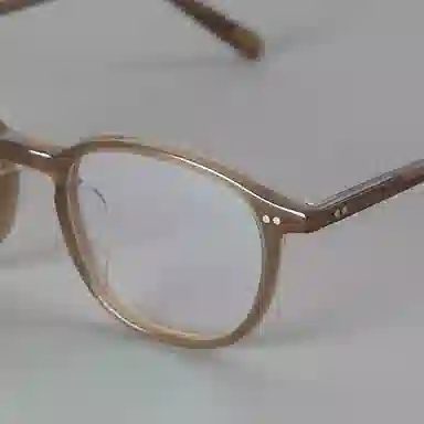 青雉作 复古轻量化细边 板材镜架 椭圆形 光学镜架 男女同款情侣款 玳瑁色 豆蔻色 黑色