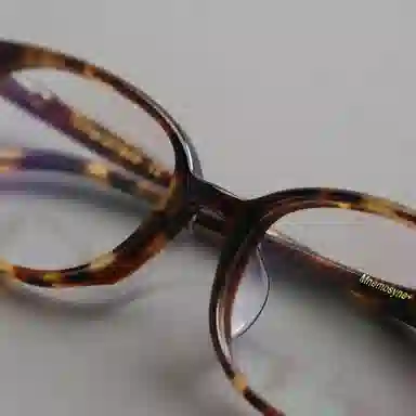 【可配度数】 青雉作 通勤 复古小方框职场精英轻盈窄框超轻量化弹簧腿不夹脸 板材镜架板材 长方形 光学镜架 男女同款情侣款 玳瑁色 黑色