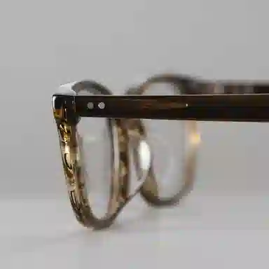 青雉作 日式中性稳重通勤矮框 板材镜架 长方形 光学眼镜 男女同款情侣款