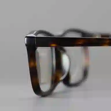 【可配度数】 青雉作 贵替版简约经典通勤款 矮方框眼镜窄框高度近视镜框宽脸大脸 板材 长方形 光学镜架 男女同款情侣款 深玳瑁色 黑色