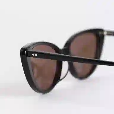 青雉作 好莱坞女王范复古玳瑁色 小框欧美度假风偏光驾驶 轻量化倒三角细框 醋酸板材 猫眼 太阳眼镜 女款