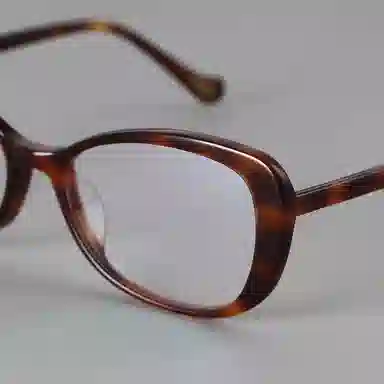 【可配度数】 青雉作 小香风复古法式猫眼眼镜百搭素颜镜近视镜框遮脸大框大脸显脸小 意大利板材 蝶形 光学镜架 女款 玳瑁色 酒红色 黑色