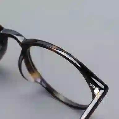 青雉作 复古阿拉蕾大框 板材镜架 椭圆形 光学眼镜 男女同款情侣款 胖橘色 玳瑁色