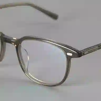 【可配度数】 青雉作 高定版日潮经典细边方框手工眼镜 日式简约大框轻量化近视镜框宽脸大脸 板材 方形 光学镜架 男女同款情侣款 玳瑁色
