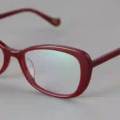 【可配度数】 青雉作 小香风复古法式猫眼眼镜百搭素颜镜近视镜框遮脸大框大脸显脸小 意大利板材 蝶形 光学镜架 女款 玳瑁色 酒红色 黑色