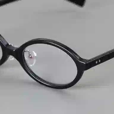 【可配度数】 青雉作 袖珍小脸版书高知风书卷气小框文艺范高度近视镜框 塌鼻梁带可调鼻托 意大利板材 椭圆形 光学镜架 女款