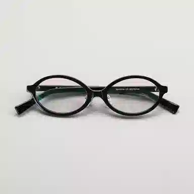 【可配度数】 青雉作 袖珍小脸版书高知风书卷气小框文艺范高度近视镜框 塌鼻梁带可调鼻托 意大利板材 椭圆形 光学镜架 女款