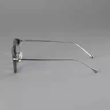 【可配度数】 青雉作 日杂精致感高定贝母鼻托细边近视眼镜手工镜框高颜值小框清冷感 β钛板材 椭圆形 光学镜架 女款 玳瑁色日本灰黑色