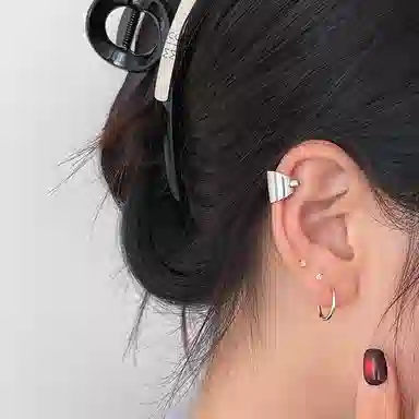 EAR PARTNER Screw Stud Earring 925 Silver