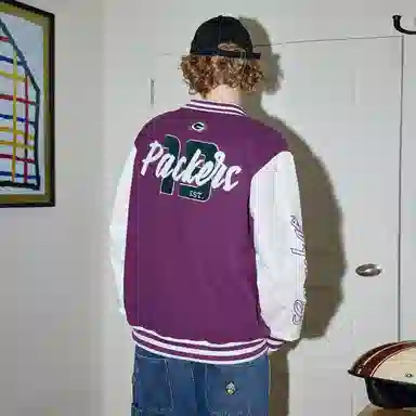 NFL Baseball Jacket Purple
