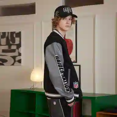 STA x NFL Raiders Bomber Jacket