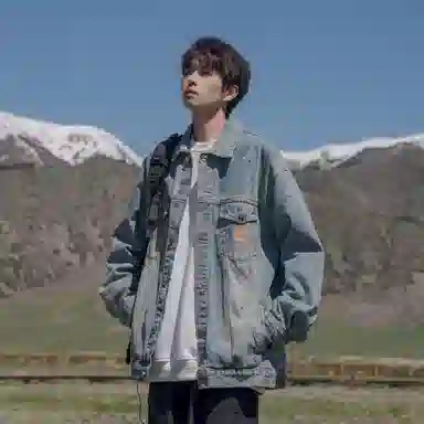 SINKACME 2025 Spring Autumn Badge Denim Jacket