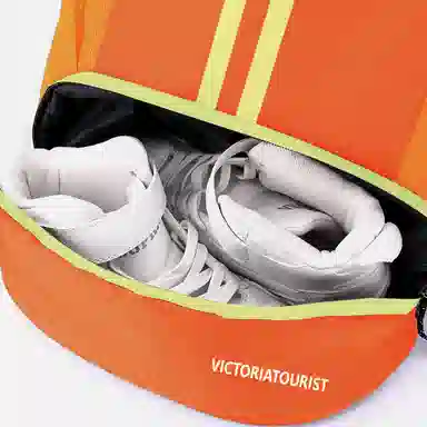 维多利亚旅行者 篮球包大容量收纳抽绳 双肩包 男女 干湿分离束口袋健身包  多色