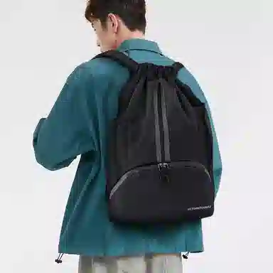 维多利亚旅行者 篮球包大容量收纳抽绳 双肩包 男女 干湿分离束口袋健身包  多色