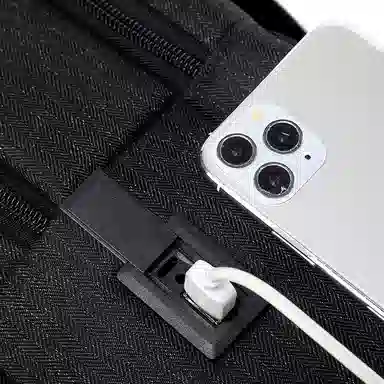 维多利亚旅行者 休闲商务风 皮膜 双肩包 常规 男女同款情侣款 曜石黑/现代灰/石墨灰