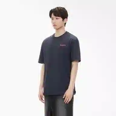 Cotton Aesthetic Heart Letter Print Tee