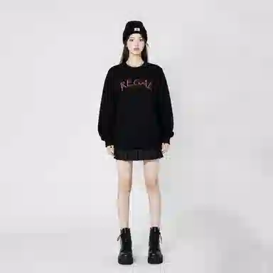 BIG TIME REGAL Pullover Sweatshirt Black